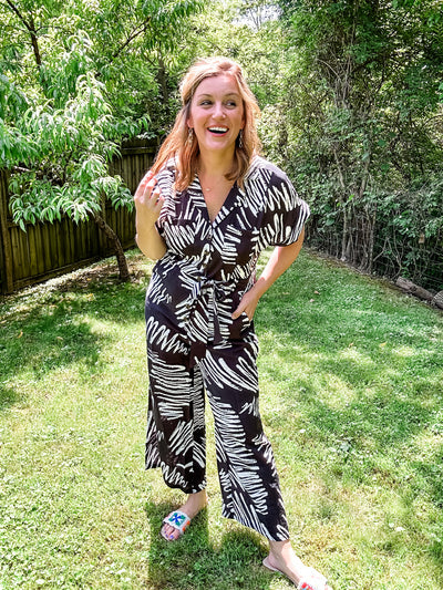 Black and White Jumpsuit