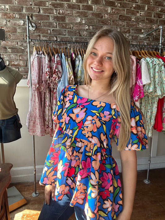 Amelia Floral Top