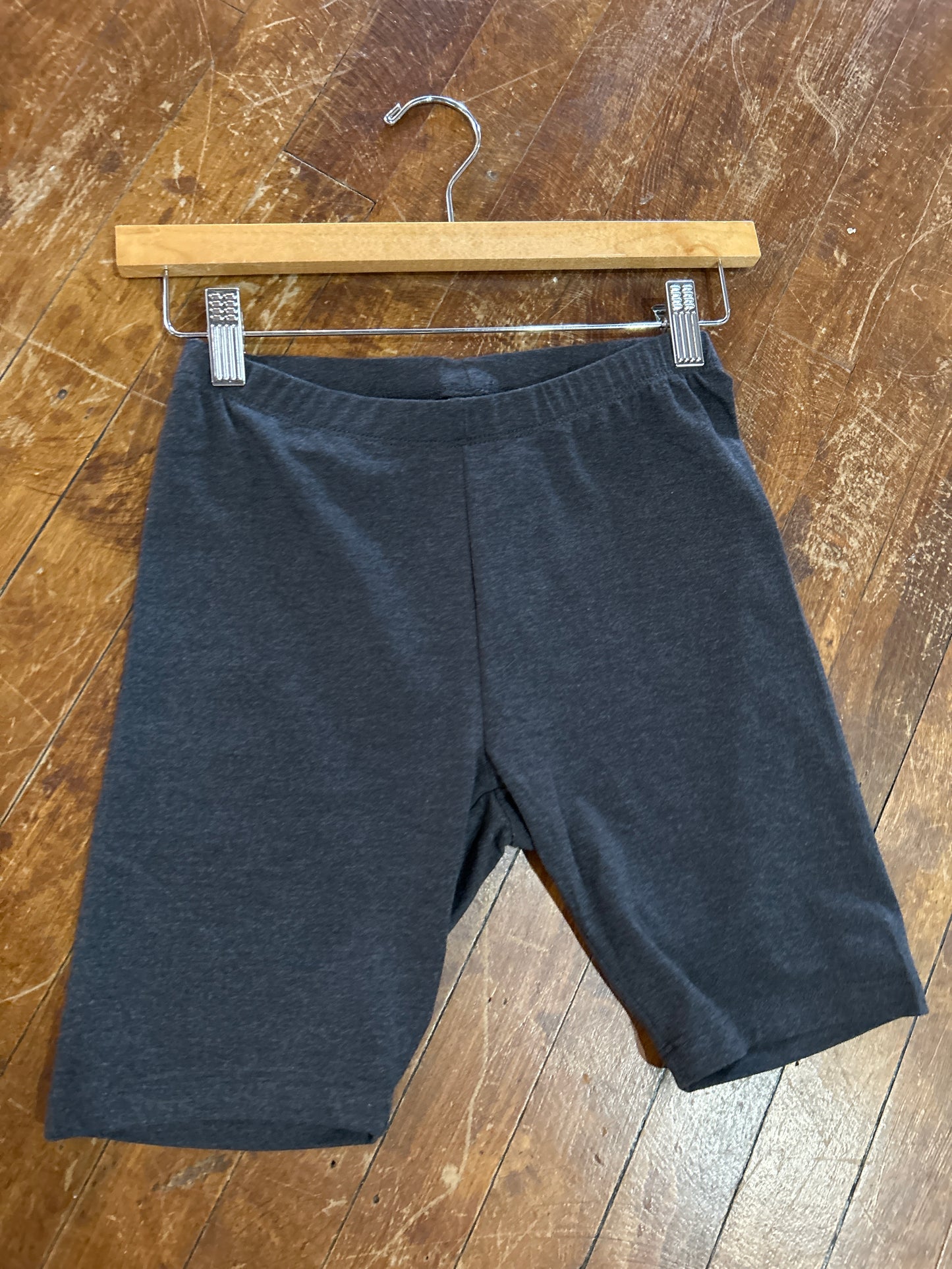 Solid Basic Bike Shorts - Dark Grey