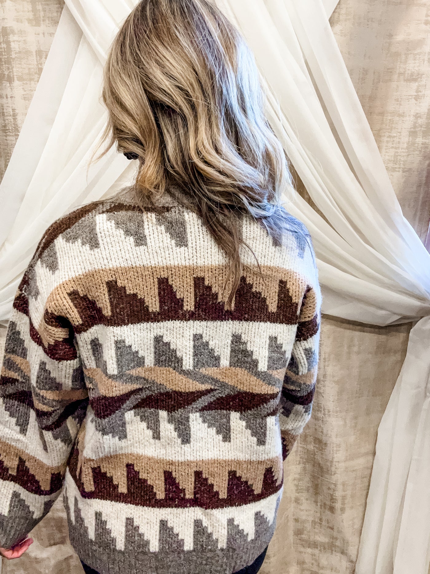 Fall Print Sweater