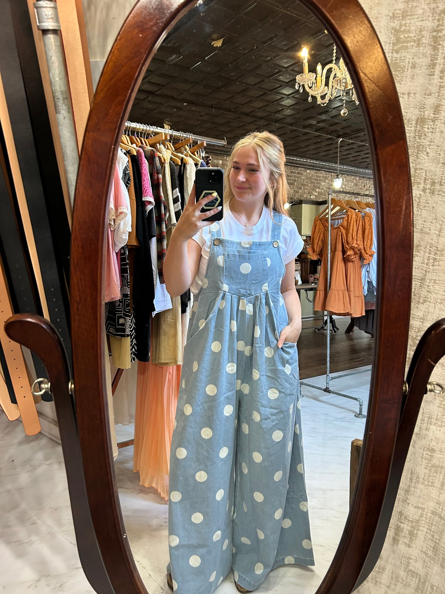 Wren Polka Dot Overalls