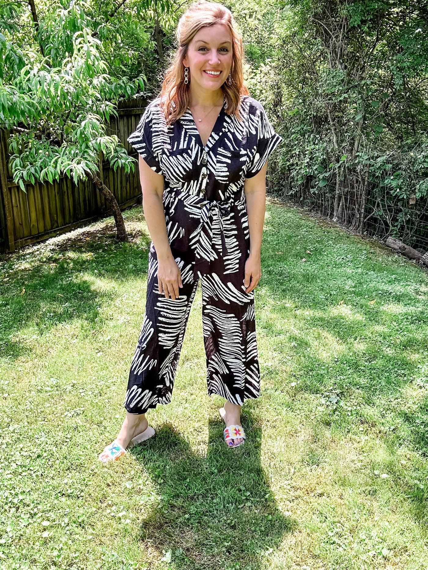 Black and White Jumpsuit