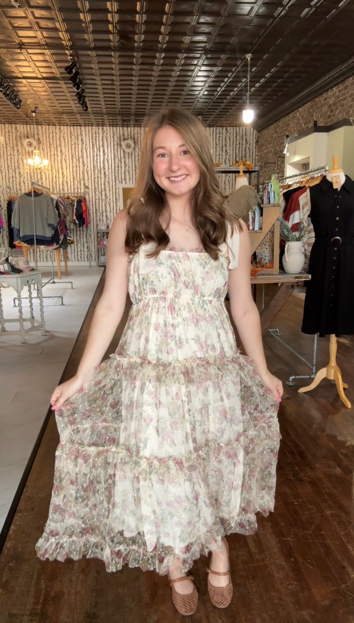Brooklyn Dress - Cream