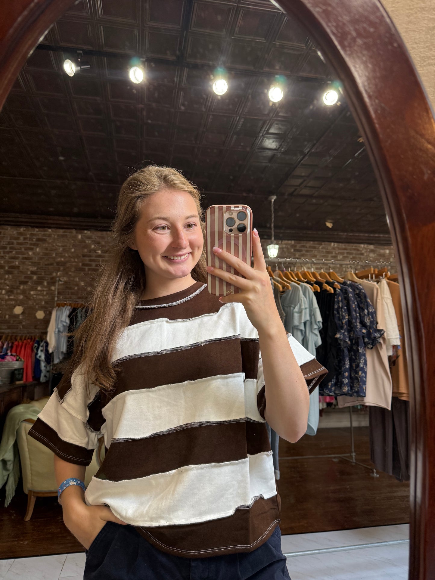 Blake Top - Brown