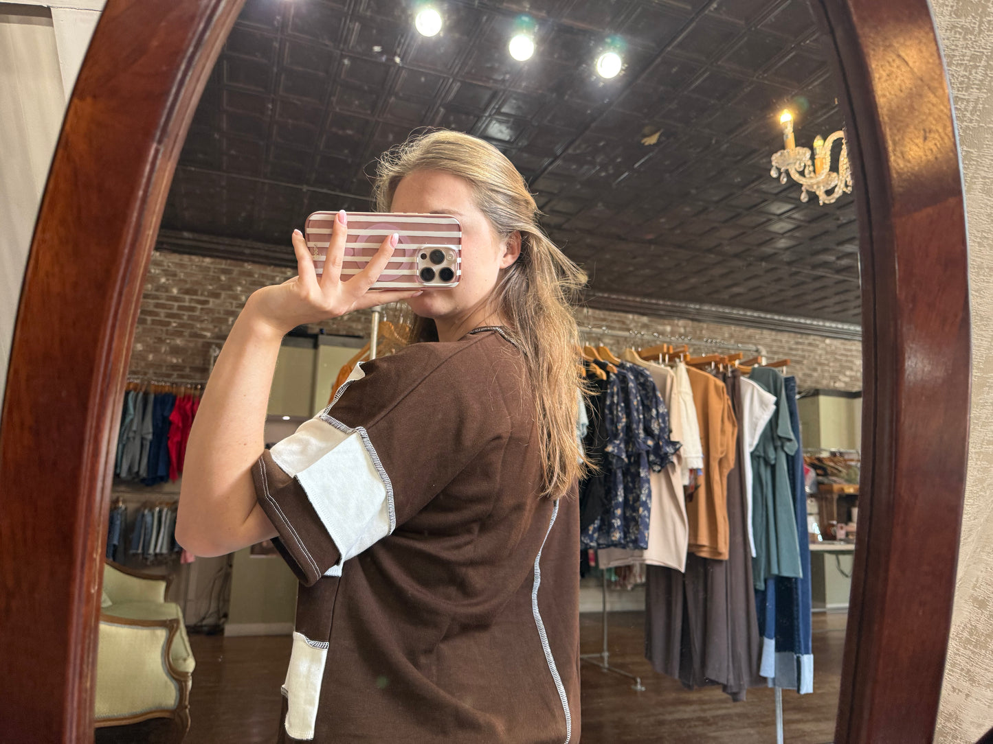 Blake Top - Brown