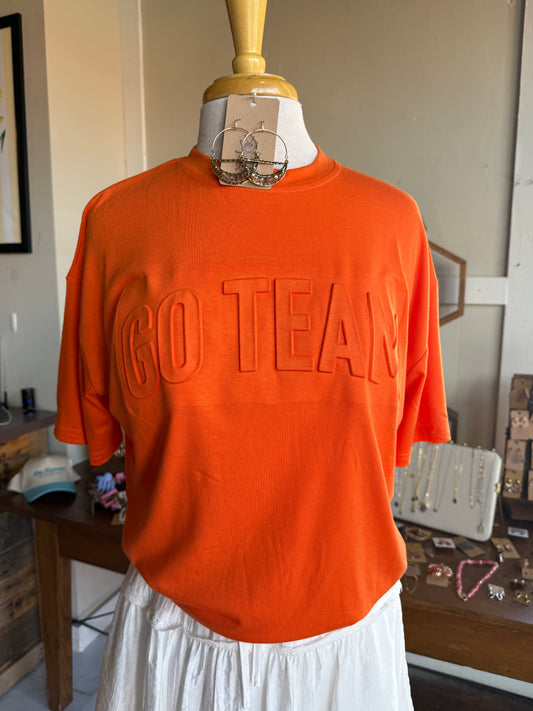 Go Team Tee - Orange