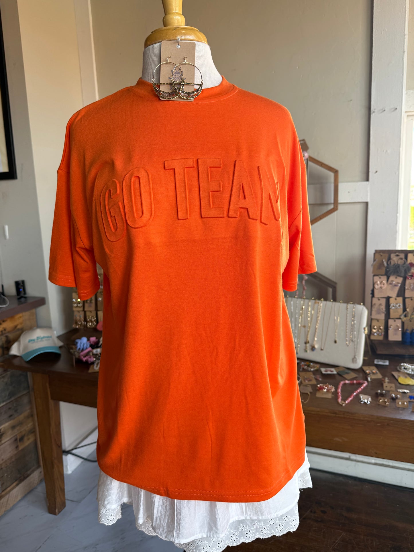 Go Team Tee - Orange