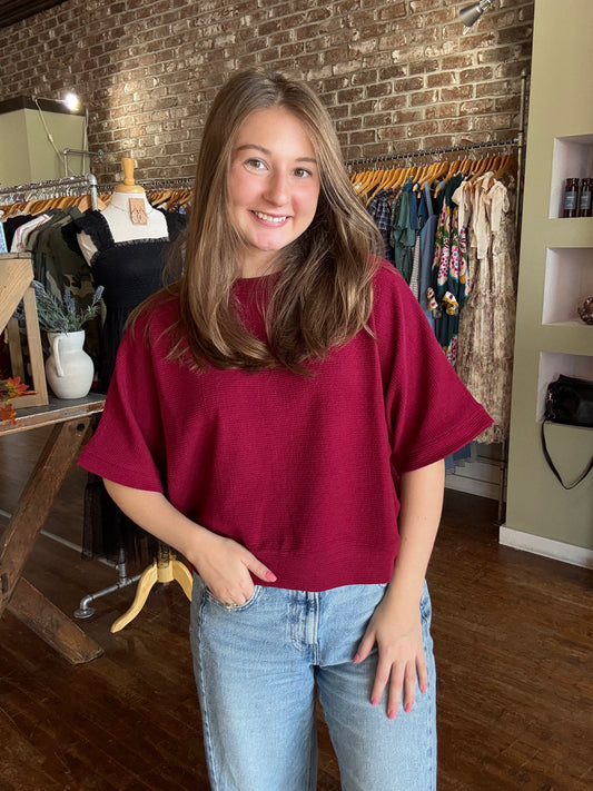Grace Top - Cabernet