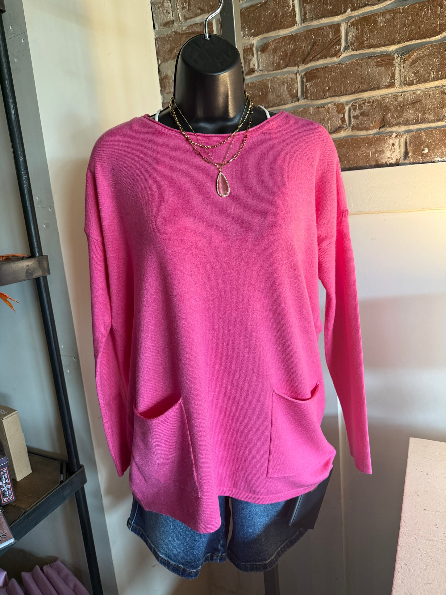 Cecile Top - Fuchsia
