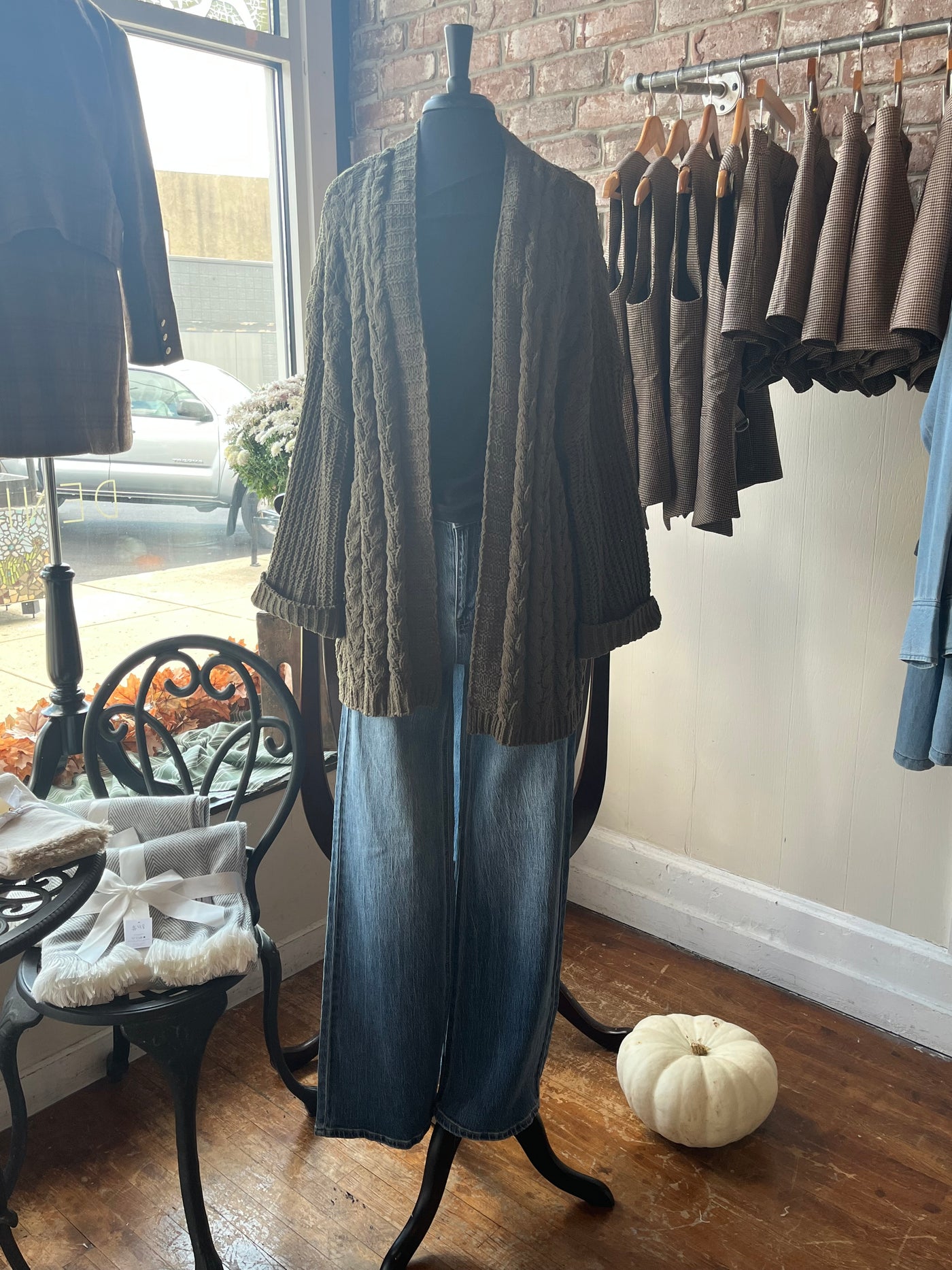 Hunter Green Cardigan
