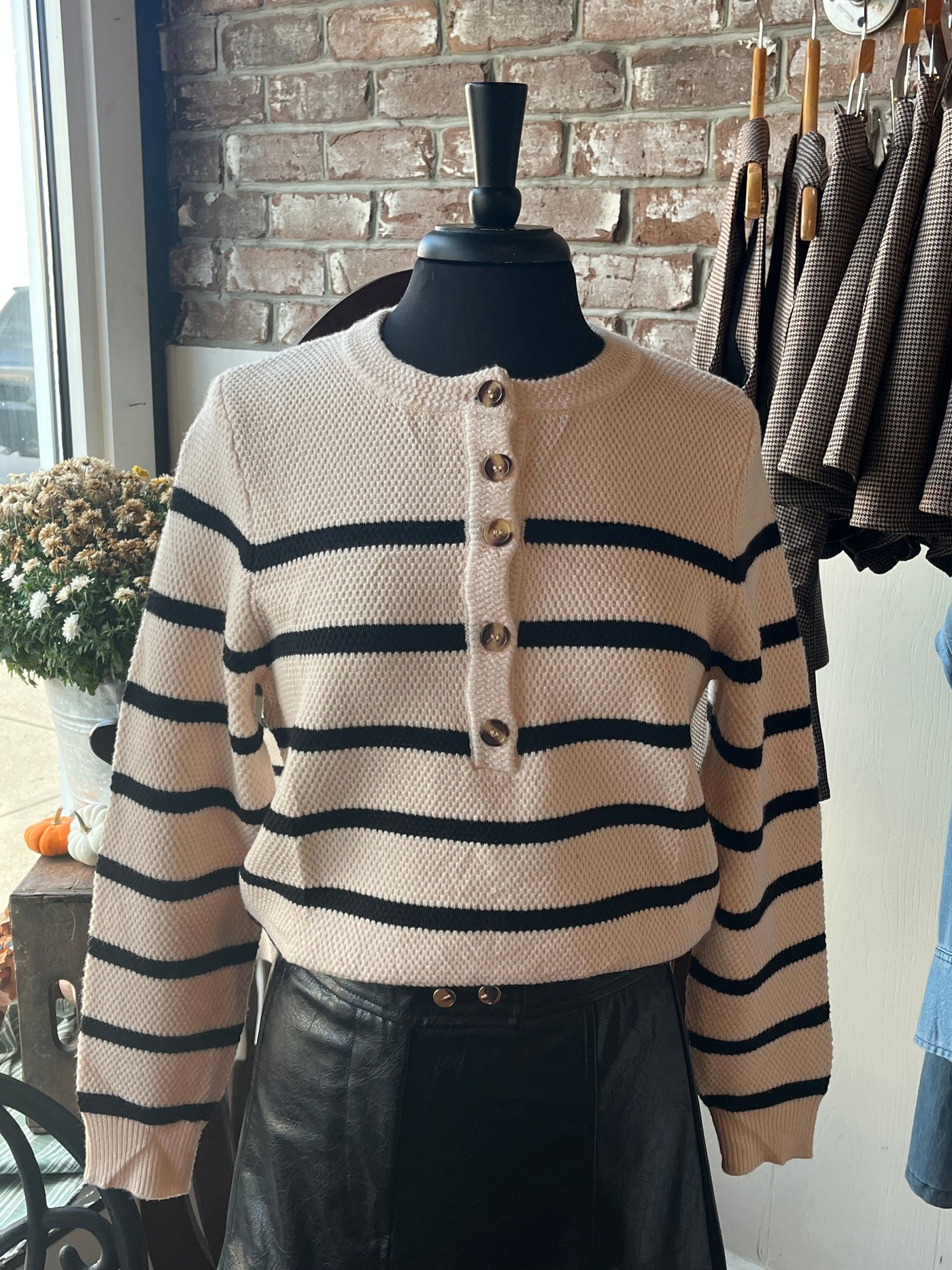 Striped Pullover Sweater
