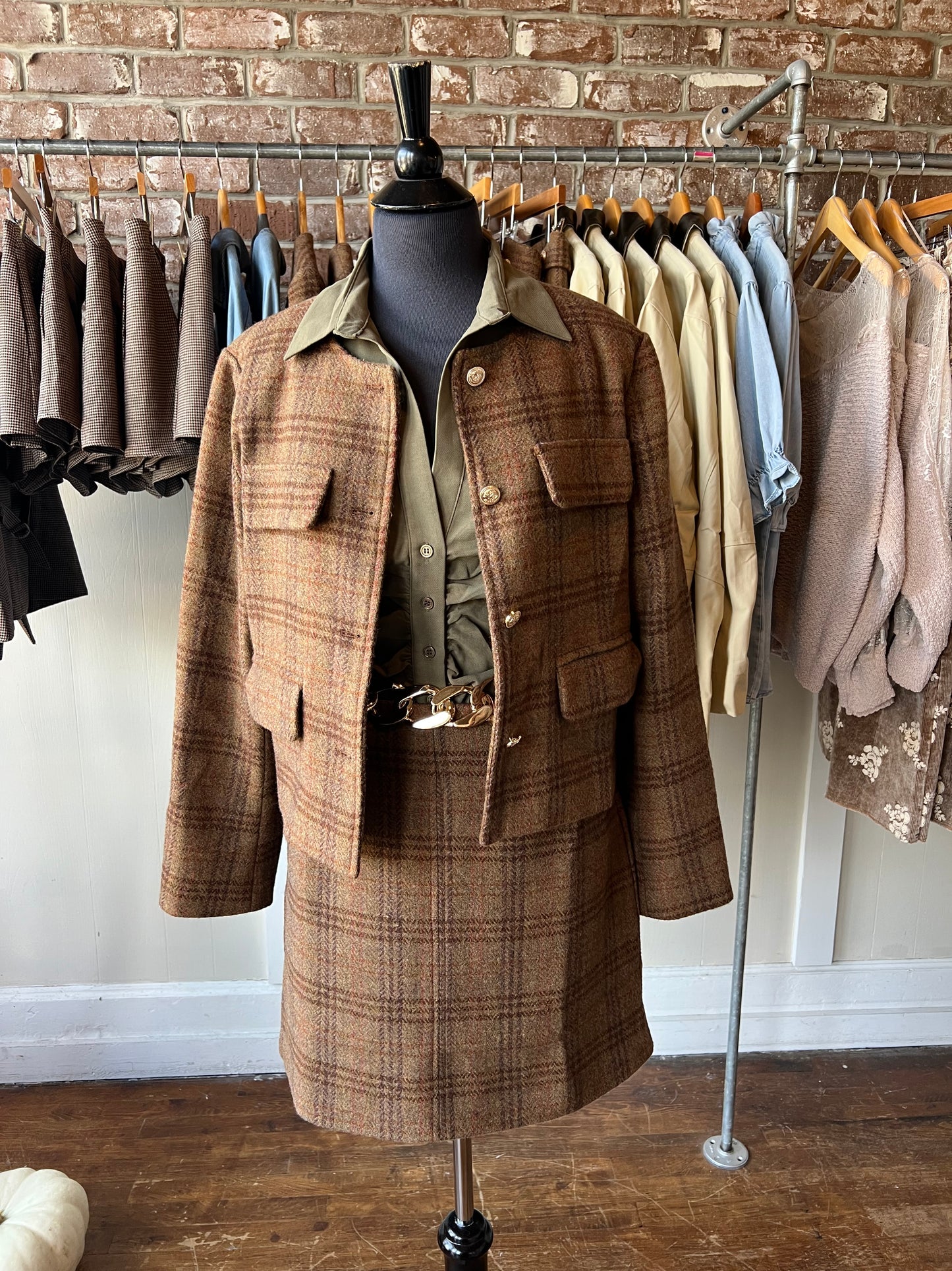 Cinnamon Plaid Jacket