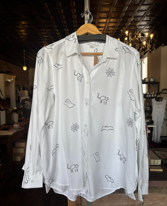Halloween Button Up