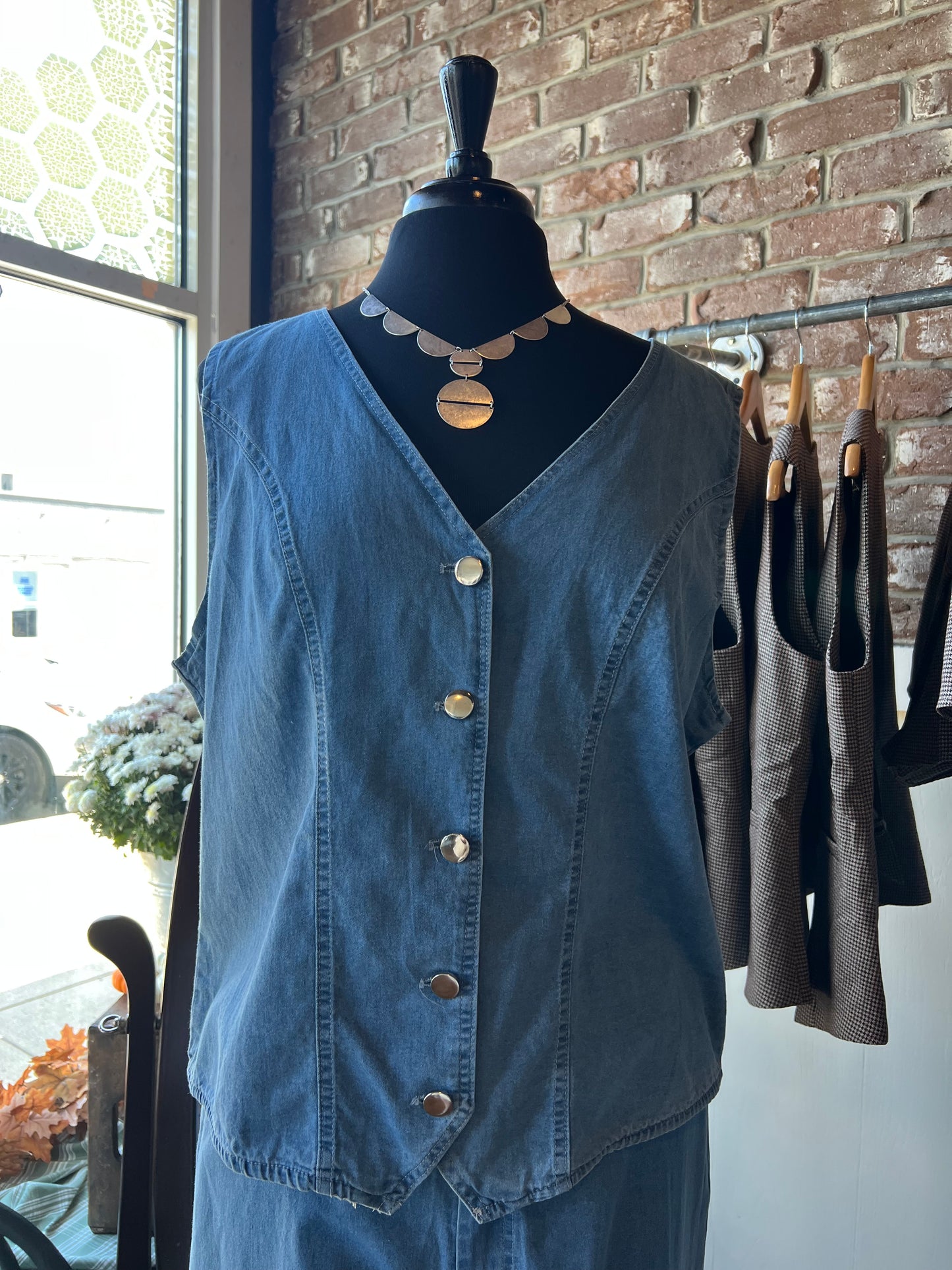 Chambray Vest