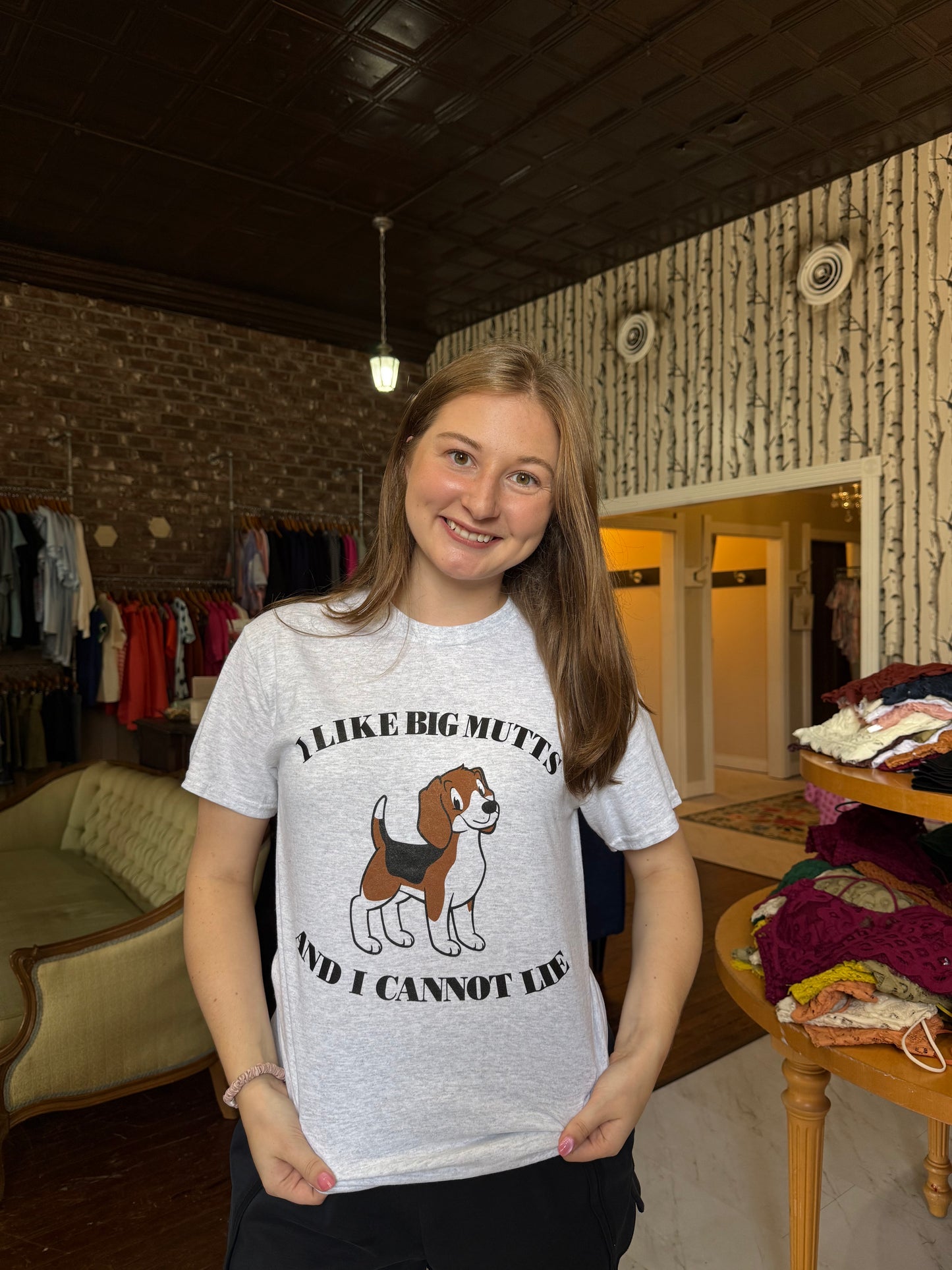 Light Grey Mutts T-Shirt - PAWS FOR A CAUSE