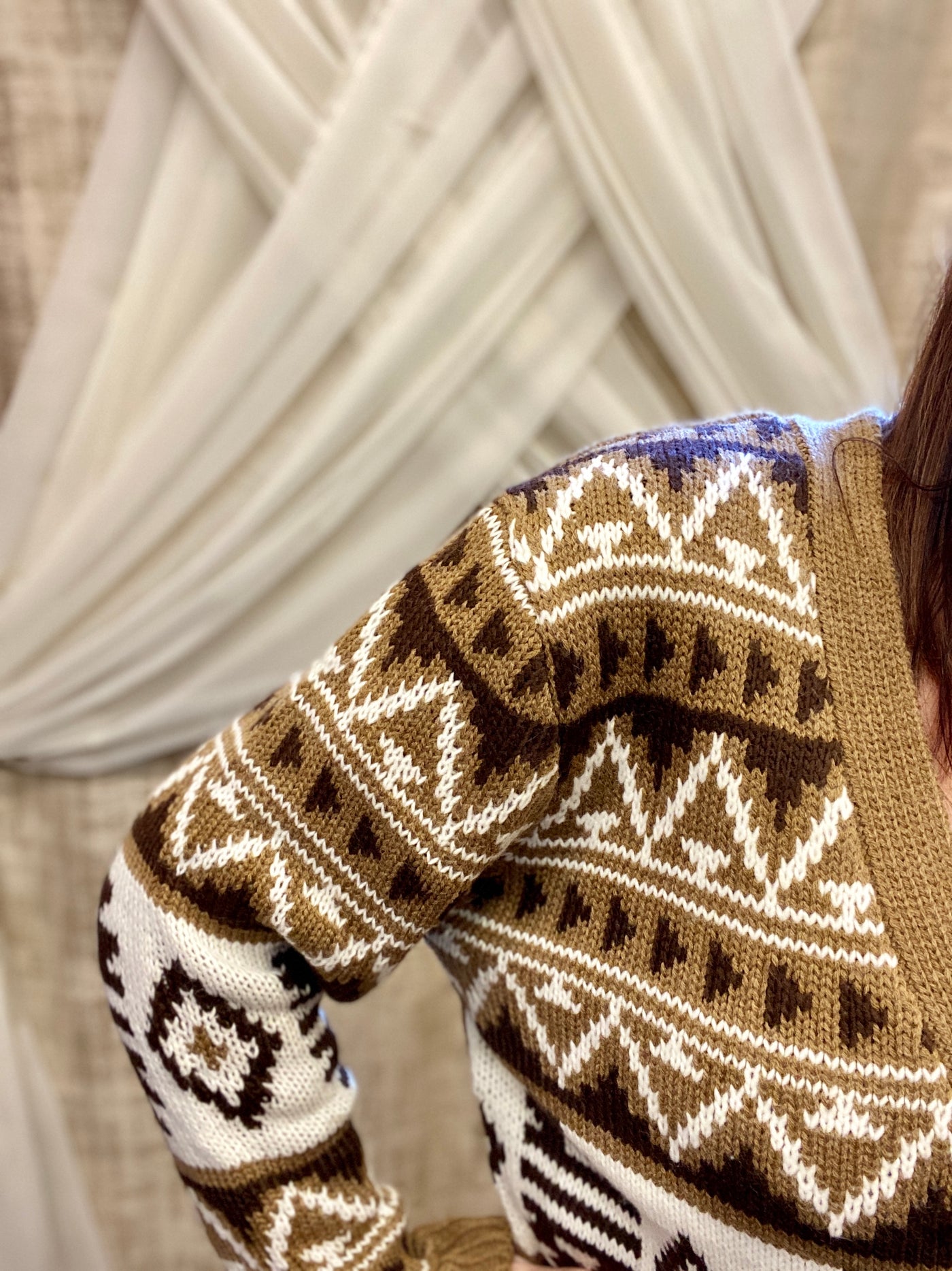 Mocha Aztec Cardigan