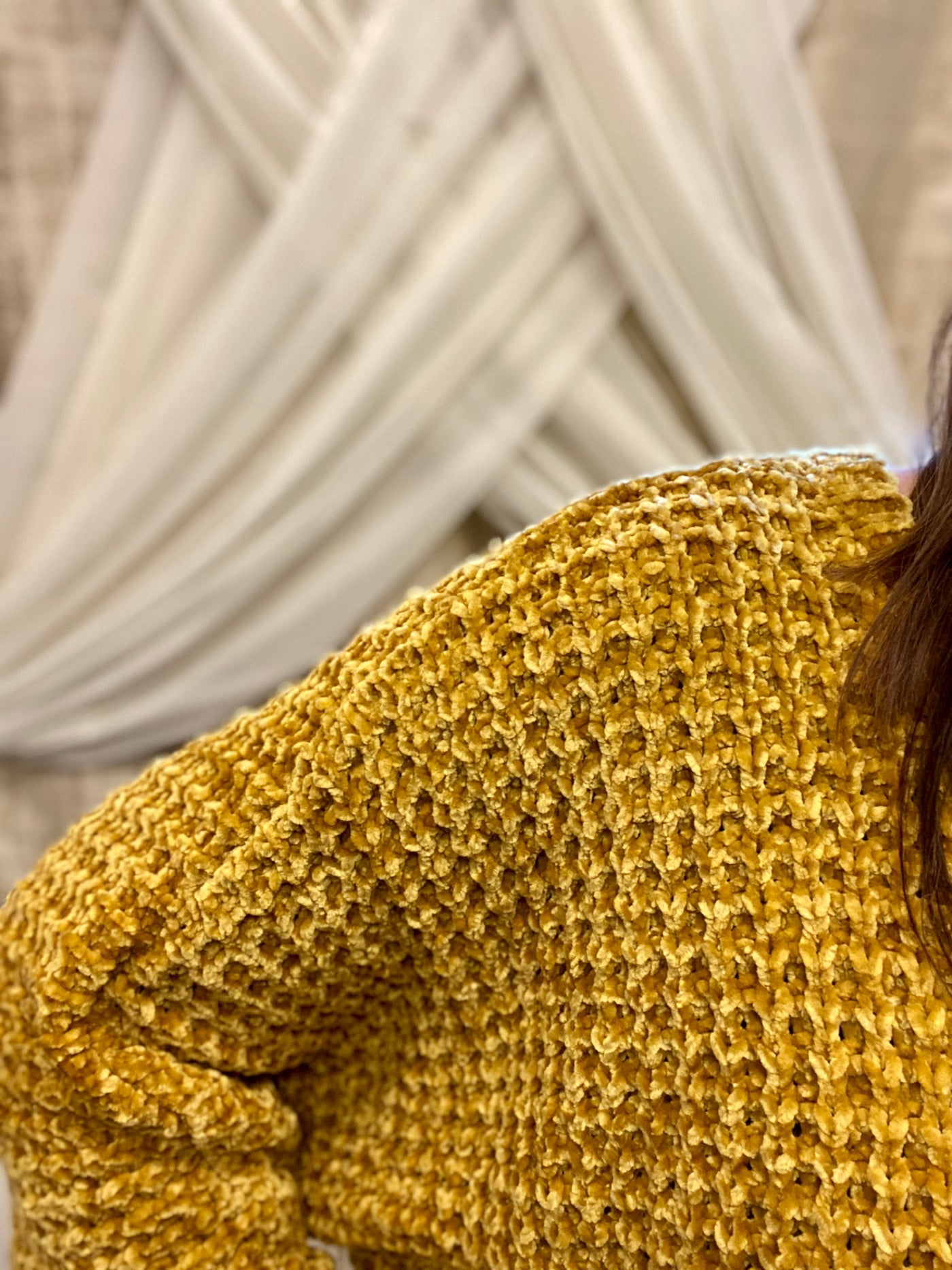 Mustard Cozy Knit Sweater