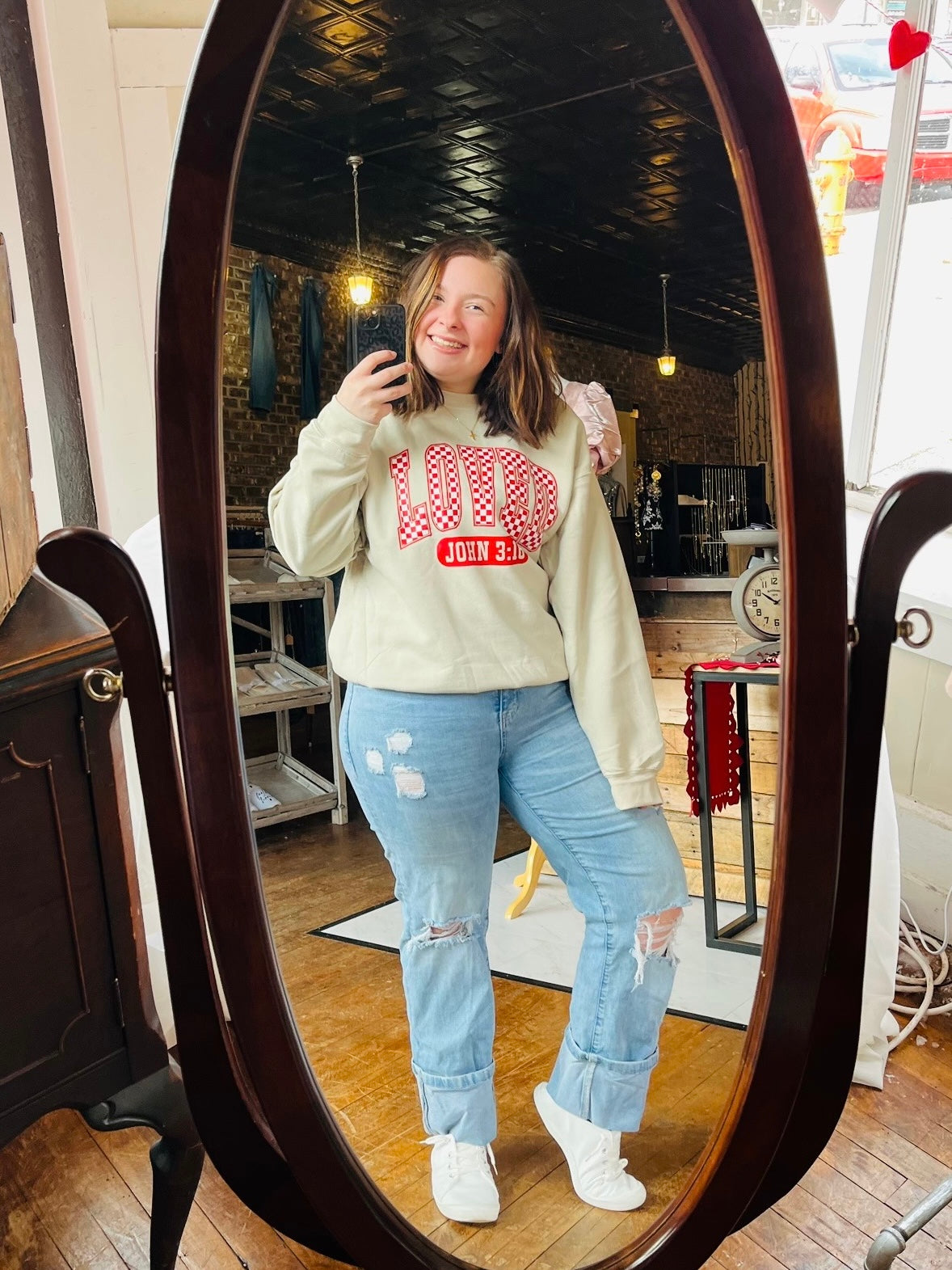 Loved John 3:16 Crewneck