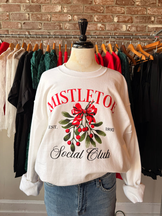 Mistletoe Social Club Crewneck