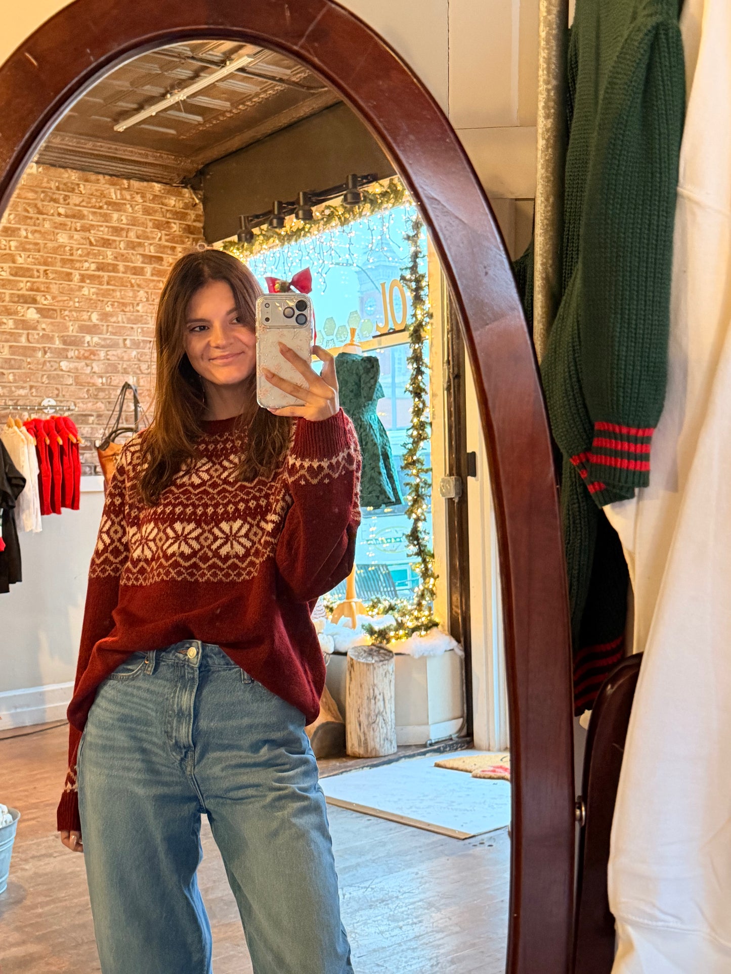 Holiday Fair Isle Knit Sweater