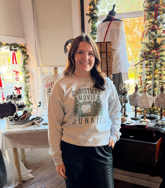 Christmas Movie Junkie Crewneck