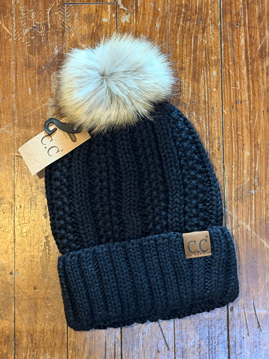 C.C. Pom Pom Beanie