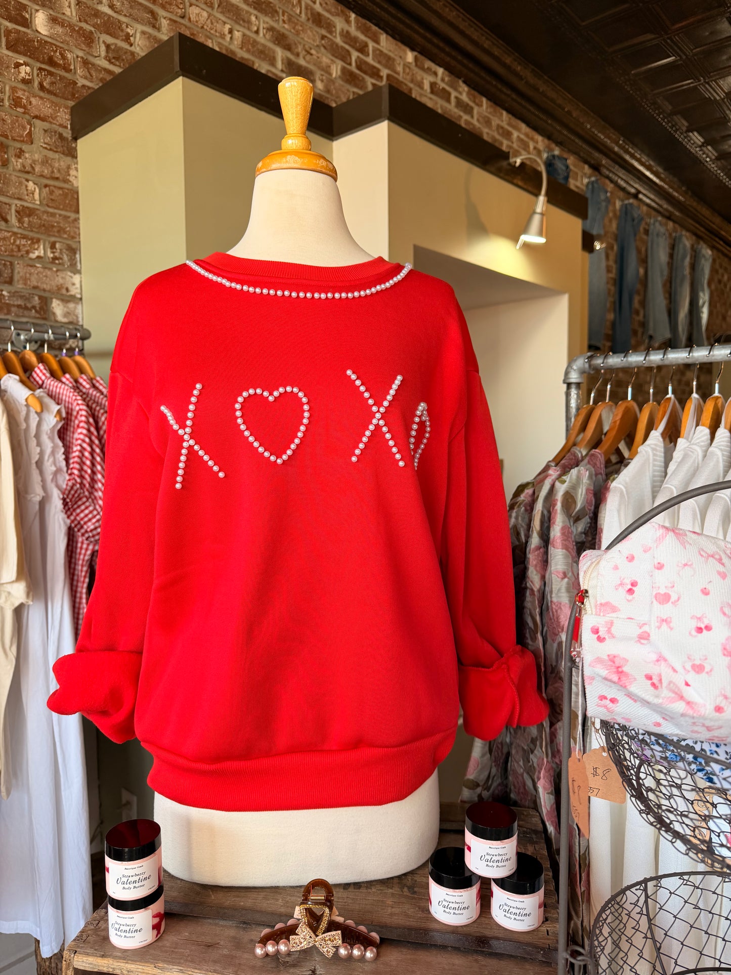 Pearl XOXO Crewneck