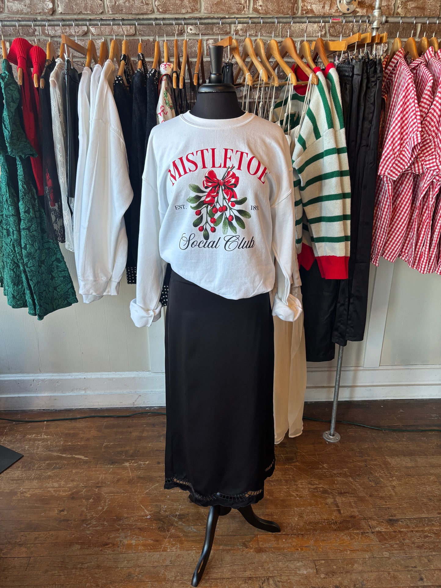 Mistletoe Social Club Crewneck