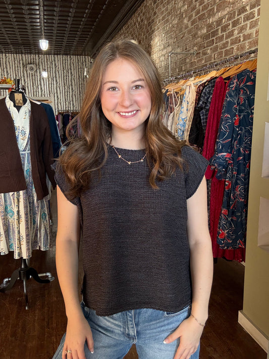 Peyton Sweater - Charcoal