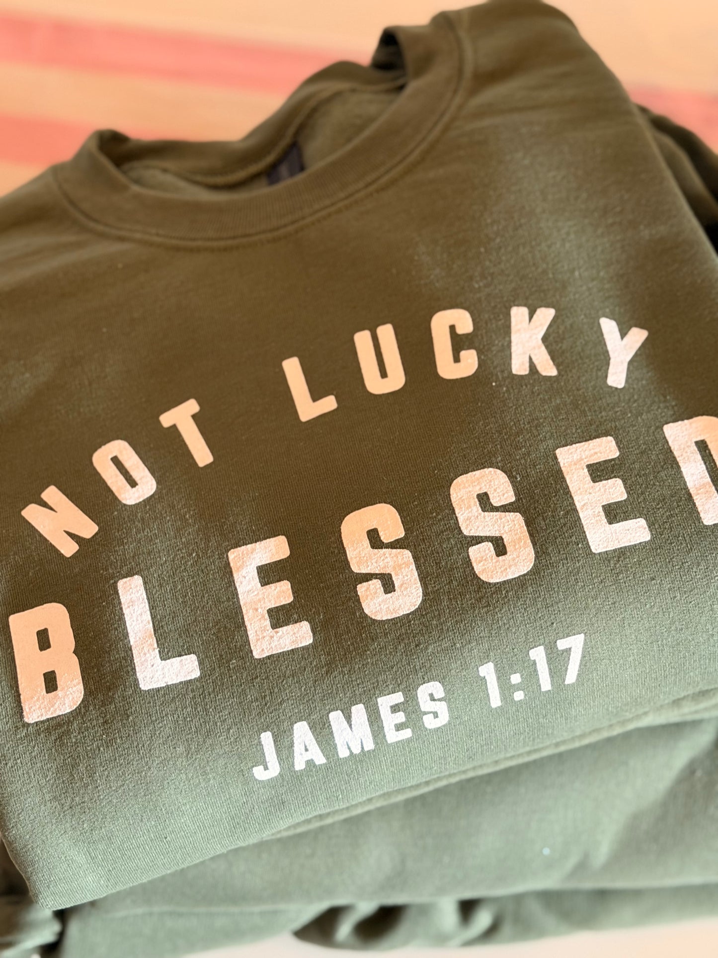 Not Lucky, Blessed Crewneck