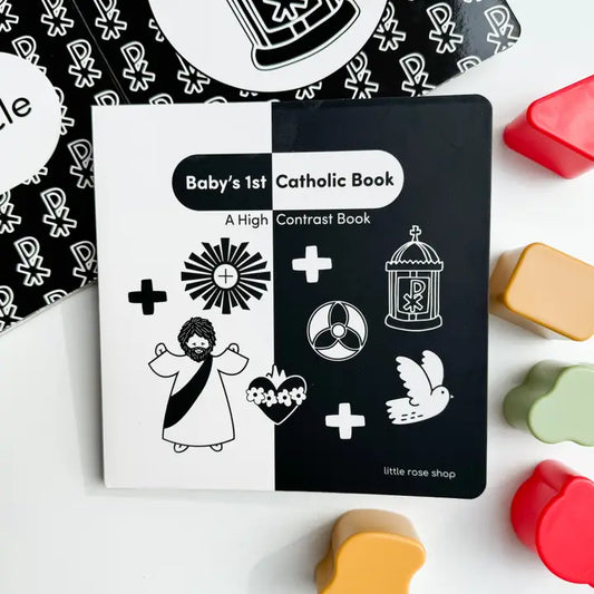 Baby's 1st Catholic Book: A High Contrast Board Book