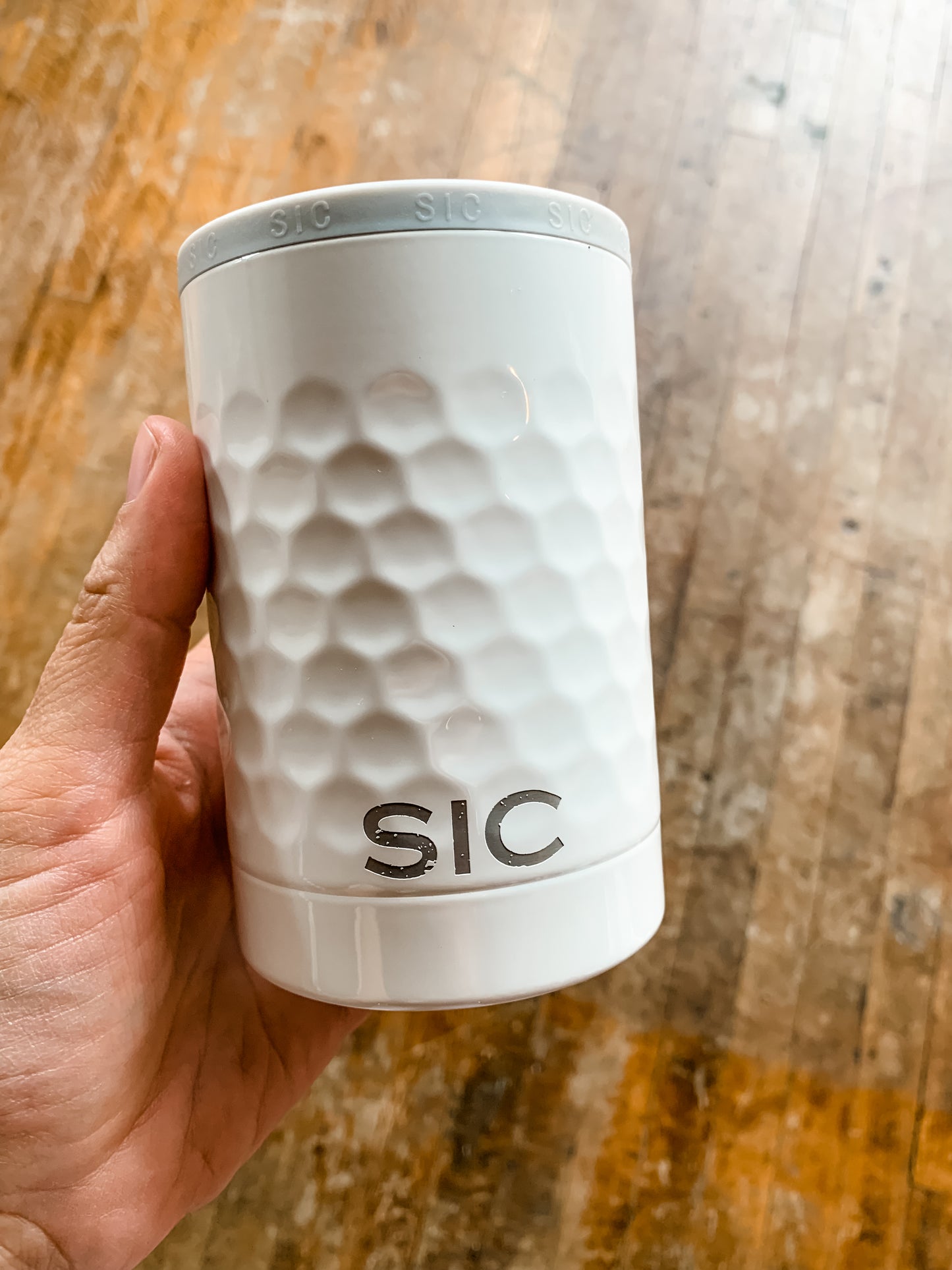 12oz Dimpled Golf Can Cooler