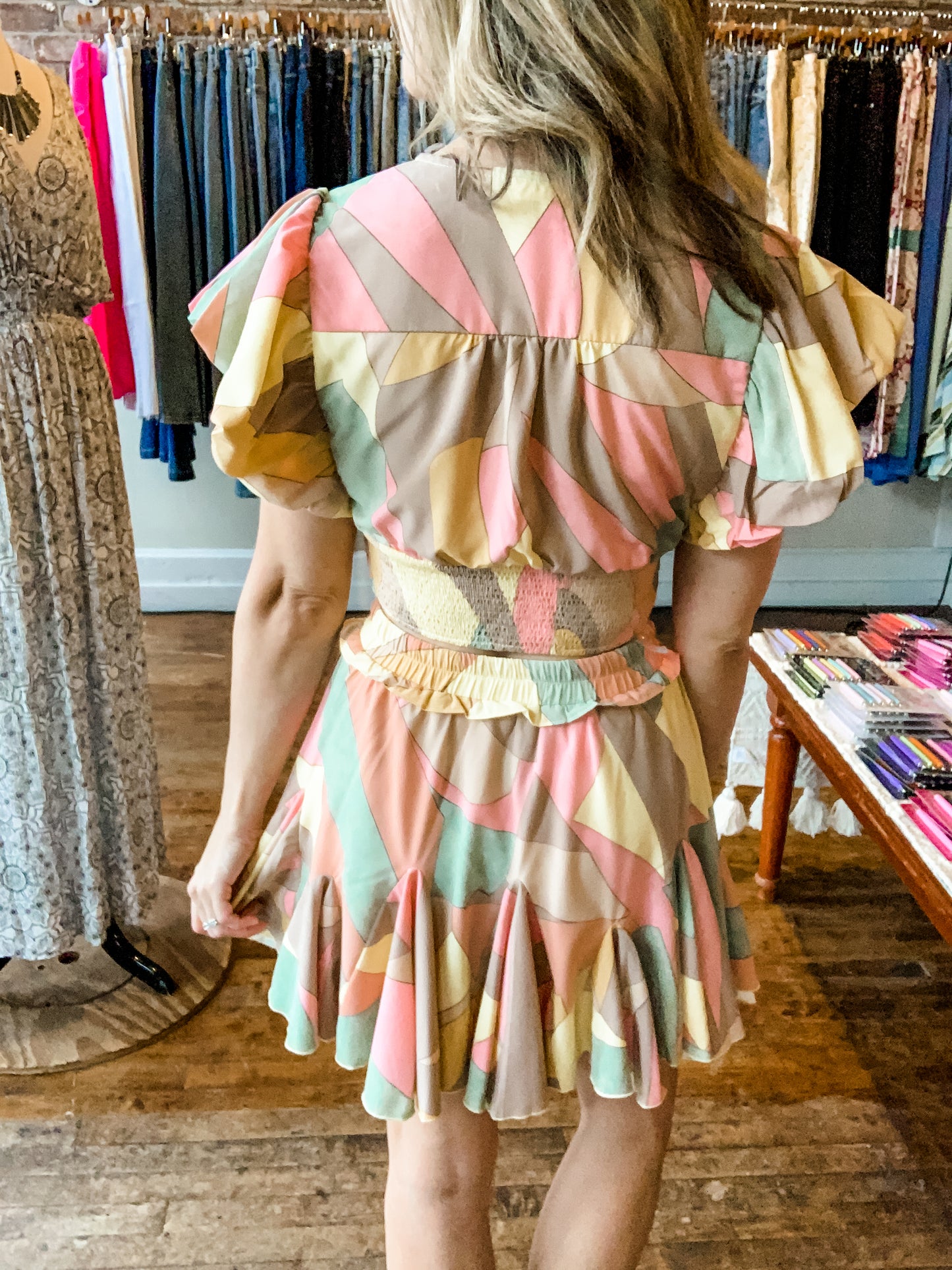 Sage Print Two Piece Set