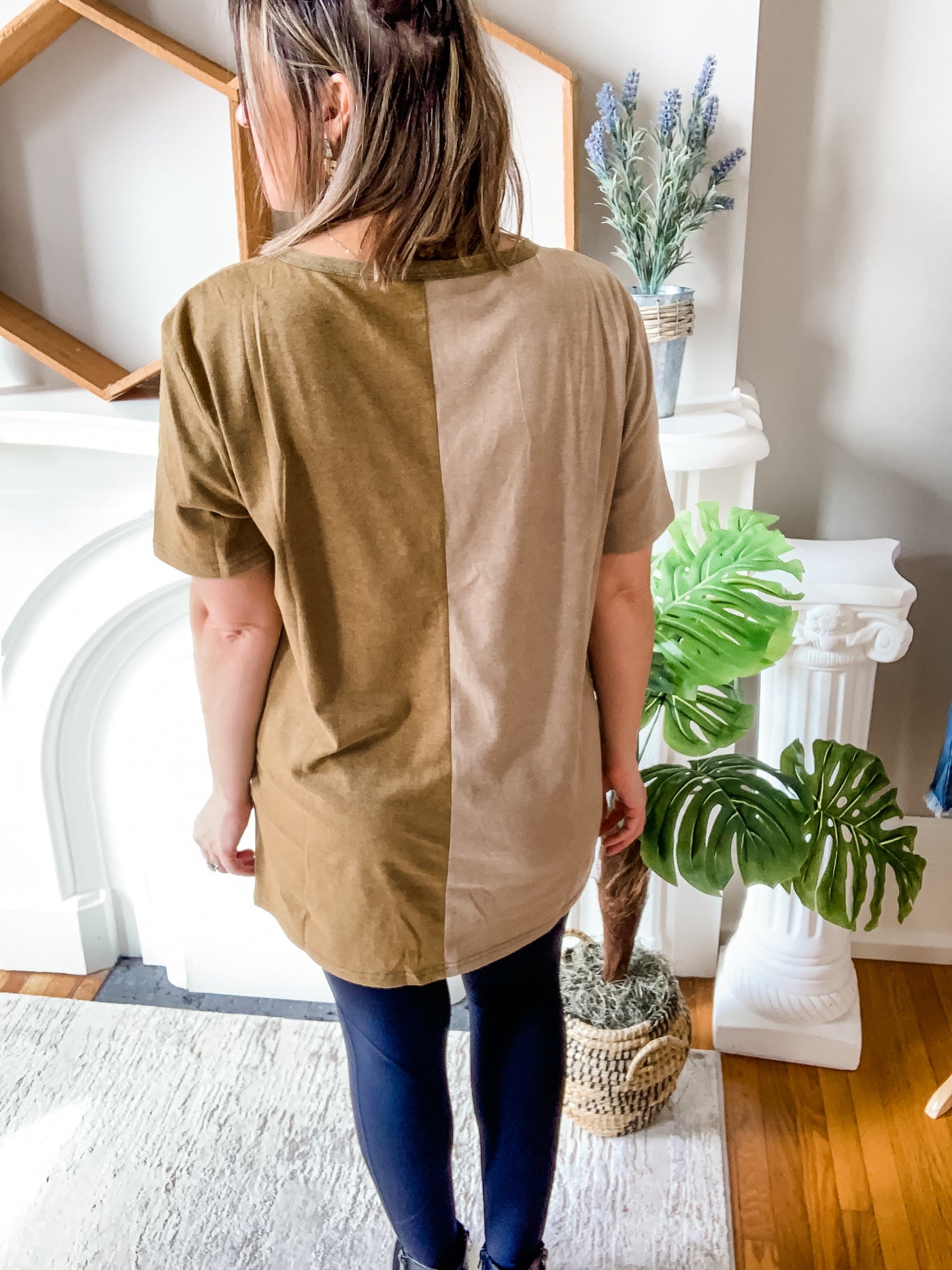 Shades of Olive Tunic with Chain Detail