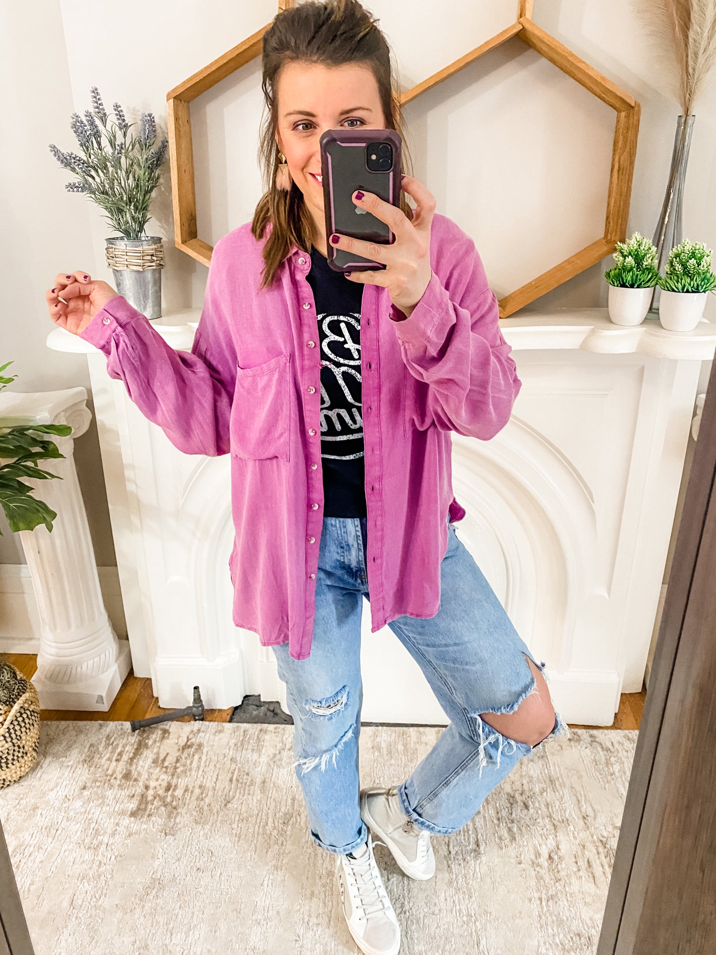 Orchid Summer Shacket